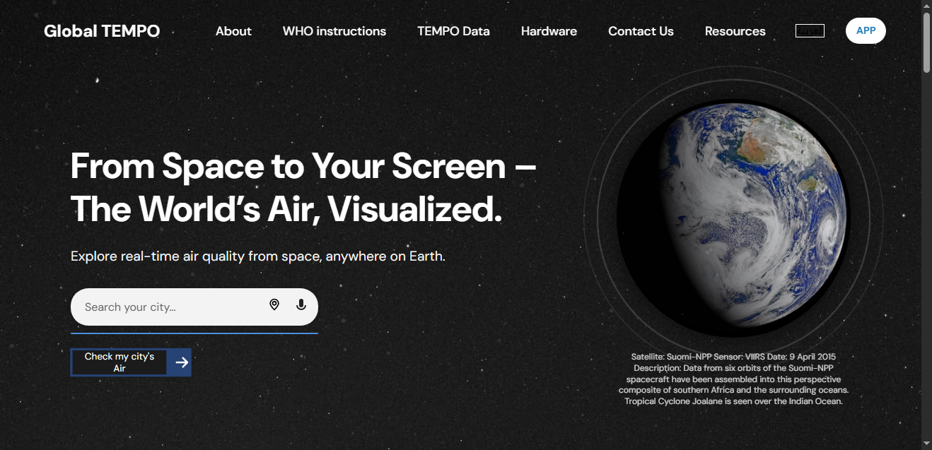 Global TEMPO Project Homepage